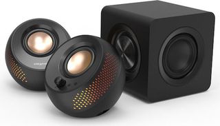 Creative Pebble X Plus Ηχεία 2.1 με RGB Φωτισμό και Bluetooth Ισχύος 30W Μαύρο