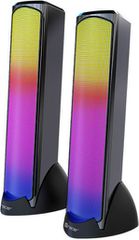Tracer Sigma Ηχεία 2.0 με RGB Φωτισμό 10W Μαύρο