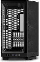 NZXT H6 Flow RGB Gaming Midi Tower Κουτί Υπολογιστή με Πλαϊνό Παράθυρο Μαύρο CC-H61FB-R1