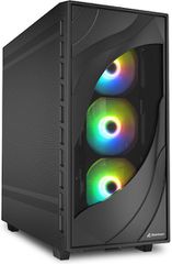 Sharkoon Rebel C80M RGB Gaming Midi Tower Κουτί Υπολογιστή Μαύρο