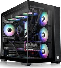 Thermaltake View 380 TG ARGB Gaming Midi Tower Κουτί Υπολογιστή με Πλαϊνό Παράθυρο Μαύρο CA-1Z2-00M1WN-00