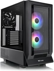 Thermaltake Ceres 350 MX Midi Tower Κουτί Υπολογιστή με Πλαϊνό Παράθυρο και RGB Φωτισμό Μαύρο CA-1Z3-00M1WN-00
