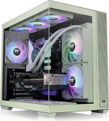 Thermaltake View 380 TG ARGB Gaming Midi Tower Κουτί Υπολογιστή Πράσινο CA-1Z2-00MEWN-00
