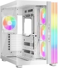 Be Quiet Light Base 600 LX Gaming Midi Tower Κουτί Υπολογιστή με Πλαϊνό Παράθυρο και RGB Φωτισμό Λευκό BGW68