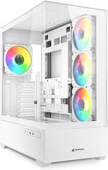 Sharkoon AK6 RGB Midi Tower Κουτί Υπολογιστή με Πλαϊνό Παράθυρο Μαύρο