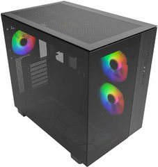 Montech King 65 Pro Gaming Midi Tower Κουτί Υπολογιστή με Πλαϊνό Παράθυρο και RGB Φωτισμό Μαύρο