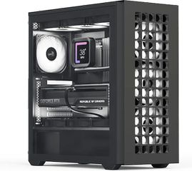 Aerocool D502A V1 Gaming Midi Tower Κουτί Υπολογιστή με Πλαϊνό Παράθυρο Μαύρο