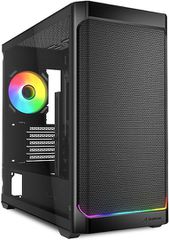 Sharkoon MK4W RGB Strip Gaming micro-ATX Κουτί Υπολογιστή Μαύρο