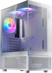 Adata Invader X Midi Tower Κουτί Υπολογιστή με Πλαϊνό Παράθυρο και RGB Φωτισμό Λευκό