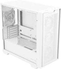Asus A21 PLUS TG Gaming Midi Tower Κουτί Υπολογιστή με Πλαϊνό Παράθυρο και RGB Φωτισμό Λευκό