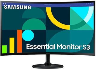 Samsung Essential S3 S27D364GAU VA Curved Monitor 27" FHD 1920x1080 4ms