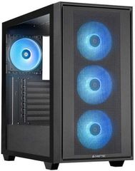 Chieftec Hunter 3 Gaming Midi Tower Κουτί Υπολογιστή με Πλαϊνό Παράθυρο και ARGB Φωτισμό Μαύρο