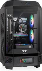 Thermaltake The Tower 250 Gaming Mini Tower Κουτί Υπολογιστή με Πλαϊνό Παράθυρο και RGB Φωτισμό Μαύρο CA-1Z9-00S1WN-00