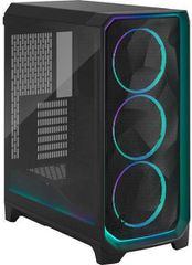 Fractal Design Meshify 3 RGB TG Light Tint Gaming Midi Tower Κουτί Υπολογιστή με Πλαϊνό Παράθυρο Μαύρο FD-C-MES3A-06