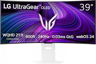 LG UltraGear Ultrawide OLED HDR Curved Monitor 39" QHD 3440x1440 240Hz 0.03ms