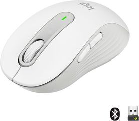 Logitech Signature M650 Ασύρματο Bluetooth Ποντίκι Off-White
