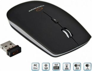 Esperanza Wireless 4D Optical Mouse Suturn Ασύρματο Mini Ποντίκι Μαύρο