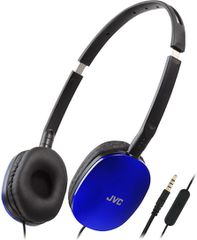 JVC Ασύρματα Bluetooth On Ear Ακουστικά Μπλε HA-S160M-AU