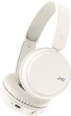 JVC HA-S36WWU Ασύρματα Bluetooth On Ear Ακουστικά με 35 ώρες Λειτουργίας Λευκά