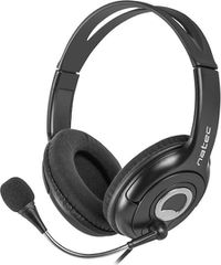 Natec Bear 2 On Ear Multimedia Ακουστικά με μικροφωνο και σύνδεση 3.5mm Jack