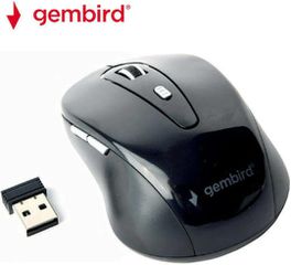 Gembird MUSW-6B-01 Ασύρματο Ποντίκι Μαύρο
