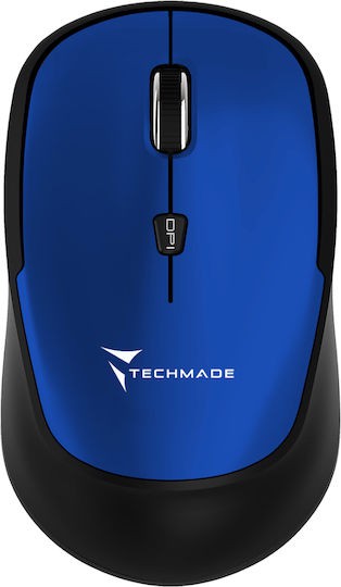 Techmade TM-XJ35 Ασύρματο Ποντίκι Μπλε