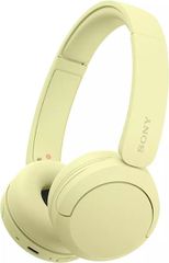 Sony WH-CH520 Ασύρματα / Ενσύρματα On Ear Ακουστικά με 50 ώρες Λειτουργίας και Quick Charge Κίτρινα