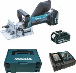 Makita DPJ180RTJ Φρεζοκαβιλιέρα 18V 2x5Ah με Σύστημα Αναρρόφησης