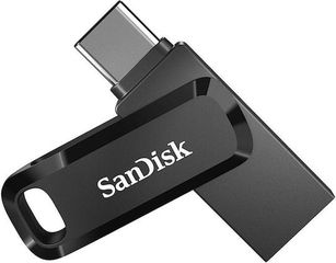 Sandisk Ultra Dual Drive Go 256GB USB 3.2 Stick με σύνδεση USB-A & USB-C Μαύρο