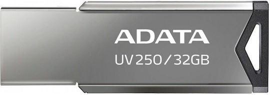 Adata Uv250 32GB USB 2.0 Stick Μαύρο