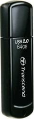 Transcend JetFlash 350 64GB USB 2.0 Stick Μαύρο