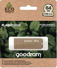 GoodRAM UME3 Eco Friendly 64GB USB 3.0 Stick Καφέ