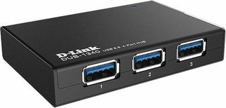 D-Link DUB-1340 USB 3.0 Hub 4 Θυρών με σύνδεση USB-A και Εξωτερική Παροχή Ρεύματος
