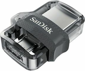 Sandisk Ultra Dual USB 3.0 Stick Ασημί