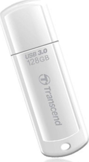 Transcend JetFlash 730 128GB USB 3.0 Stick Λευκό