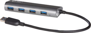 i-tec USB 3.0 Hub 4 Θυρών με σύνδεση USB-A & Θύρα Φόρτισης και Εξωτερική Παροχή Ρεύματος Ασημί (U3HUB448)