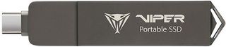 Patriot Pvp30 Duo Compact 1TB USB 3.2 SSD Stick με σύνδεση USB-A & USB-C Μαύρο