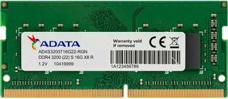 Adata Premier 16GB DDR4 RAM με Ταχύτητα 3200 για Laptop (AD4S320016G22-SGN)