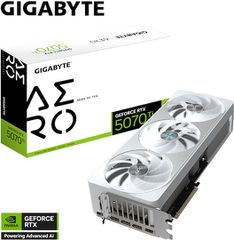 Gigabyte GeForce RTX 5070 Ti 16GB GDDR7 Aero OC Κάρτα Γραφικών GV-N507TAERO OC-16GD