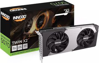 Inno 3D GeForce RTX 5070 12GB GDDR7 Twin X2 OC N50702-12D7X-195064N
