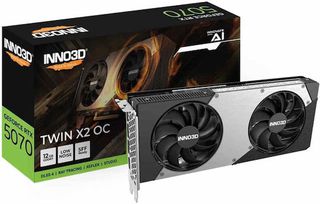 Inno 3D GeForce RTX 5070 12GB GDDR7 Twin X2 N50702-12D7-195064N