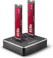 Axagon M.2 Storage Dual Us Docking Station PCIe M.2(2230), M.2(2242), M.2(2260), M.2(2280) USB-C (ADSA-M2C)