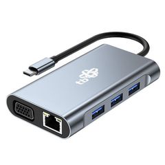TB PC USB-C Docking Station με HDMI 4K PD Ethernet Ασημί (AKTBXVA8W1UHVRJ)