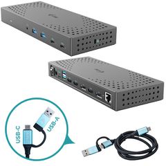 i-tec Usb USB-C / USB-A Docking Station με 4K PD Ethernet Γκρι