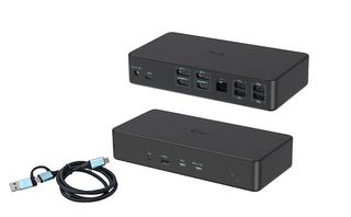i-tec USB-C Docking Station με HDMI/DisplayPort 4K PD Ethernet και σύνδεση 2 Οθονών Μαύρο (CADUAL4KDOCKPD2)