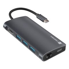Natec FOWLER 2 V2 USB-C Docking Station με HDMI 4K PD Ethernet Μαύρο