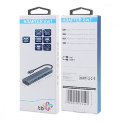TB PC USB-C Docking Station με HDMI 4K PD Ethernet (AKTBXVA6W1U3HRJ)