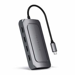 Satechi USB-C Docking Station με HDMI 4K PD Ethernet Ασημί (ST-U4MA3M)