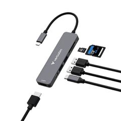 Verbatim USB-C Docking Station με HDMI 4K PD Γκρι (32156)