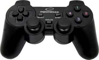 Esperanza Warrior Ενσύρματο Gamepad για PC Μαύρο